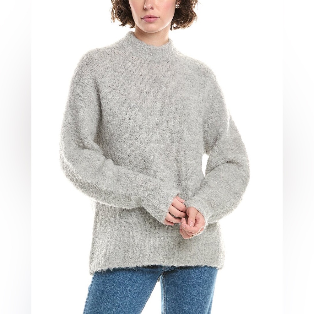 NWT MADEWELL Vesta Boucle Chunky Wool & Alpaca Blend Sweater size small